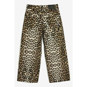 Pantaloni cu animal print imagine