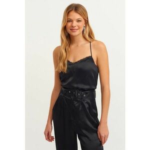 Top cu aspect de satin imagine