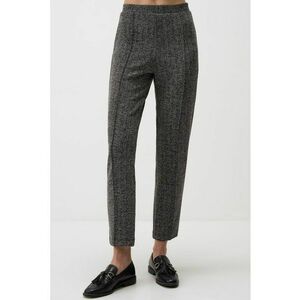 Pantaloni crop cu croiala conica imagine