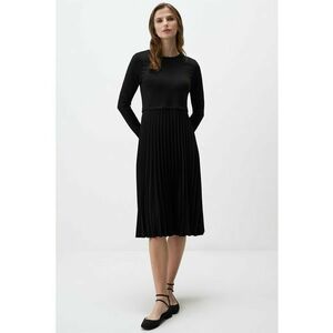 Rochie midi cu model plisat imagine