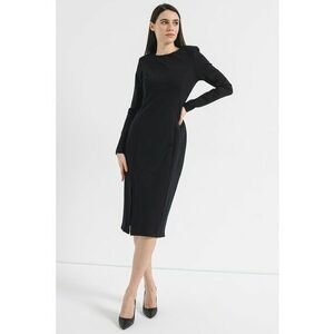 Rochie midi cu slit lateral imagine