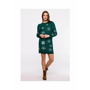 Pulover - Rochie pulover - Craciun model - fir acrilic - One Size - verde imagine