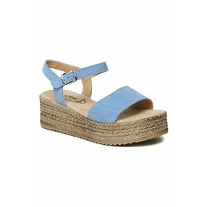 Sandale dama - 302385010 - Piele naturala - Albastru imagine