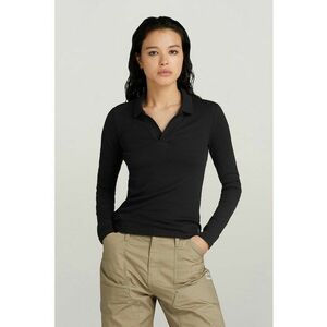 Bluza polo slim fit de bumbac organic imagine