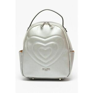 Rucsac de piele ecologica cu aplicatie logo metalica Heart imagine