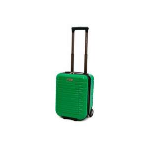 Troler Leaf cu 2 roti - ABS - 40x30x20 cm - Verde imagine