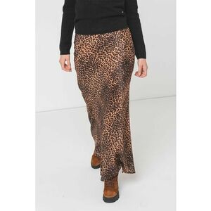 Fusta maxi cu animal print imagine