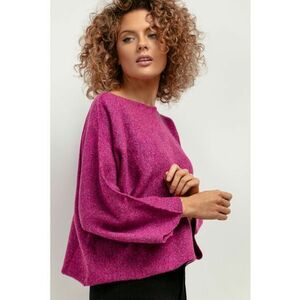 Pulover lejer din amestec de lana - fuchsia - imagine