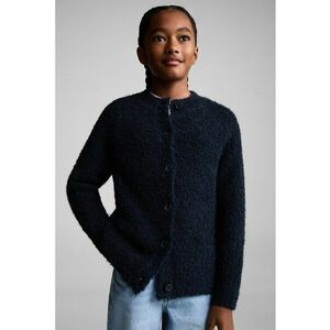 Cardigan tricotat cu model boucle imagine