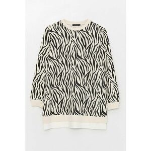 Bluza de trening supradimensionata cu imprimeu zebra imagine