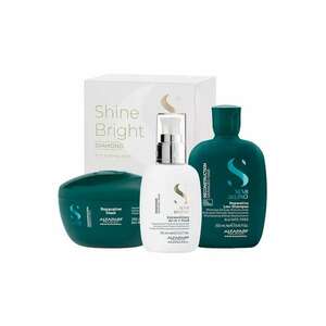 Set Semi Di Lino Reconstruction Sampon - 250 ml + Masca 200 ml + Fluid pentru stralucire All-in-1 Diamond Illuminating - 125 ml imagine