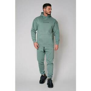 Set Winter Easy hanorac si pantalon Oversized Olive Verde imagine