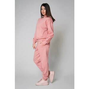 Set Winter Easy hanorac si pantalon Oversized Rose Quartz Roz prafuit imagine