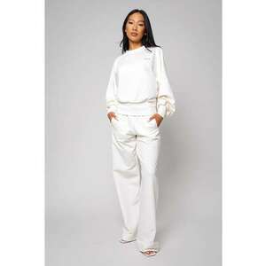 Set Volla bluza si pantalon lung Off White Alb imagine