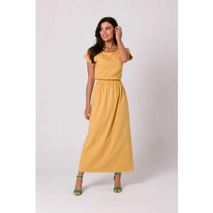 Rochie maxi cu elastic in talie - imagine