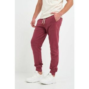 Pantaloni jogger cu snur de ajustare si model uni imagine