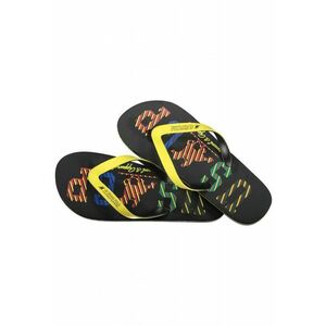 Slapi flip flop barbati cu imprimeu cu logo - Multicolor imagine