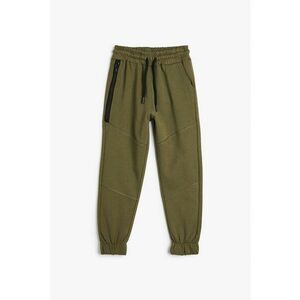 Pantaloni de trening din bumbac cu snur de ajustare in talie imagine