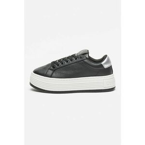 Pantofi sport flatform din piele imagine