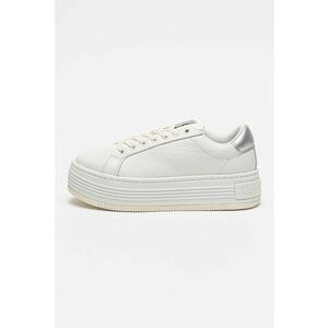 Pantofi sport flatform din piele imagine