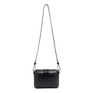 Geanta crossbody de piele cu fermoar imagine