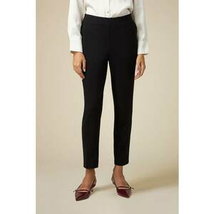 Pantaloni crop cu talie elastica imagine