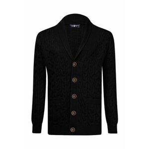 Cardigan cu model torsade si revere imagine