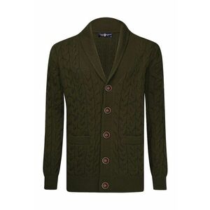 Cardigan cu model torsade si revere imagine