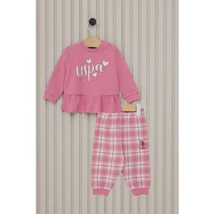 Set de pantaloni si bluza de bumbac - 2 piese imagine