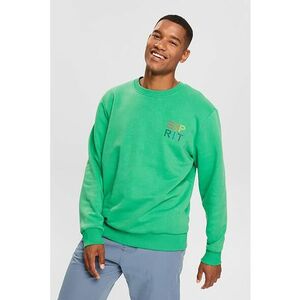 Bluza sport cu imprimeu logo - Verde deschis - imagine