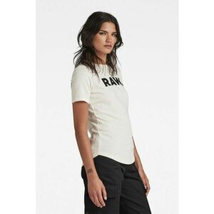 Tricou slim fit de bumbac organic cu imprimeu logo imagine