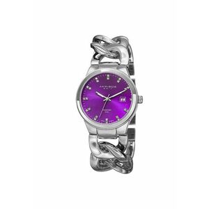 Ceas rotund casual AK759 - AK759 - violet imagine