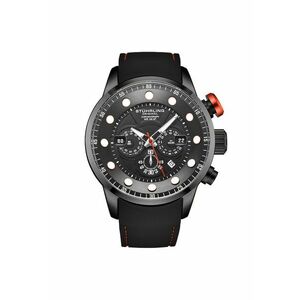 Ceas analog cronograf 4055 Aquatic Force - Curea din silicon - 50 mm - 10 ATM - 3985 Q - negru imagine