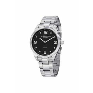 Ceas analog Allure Quartz 42 mm cu bratara din otel inoxidabil - Dorset - negru imagine