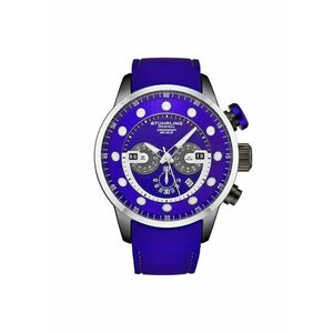 Ceas chronograph 4053 Aquatic Force - Curea din silicon - 50 mm - 10 ATM - Oslo 3 - albastru imagine