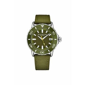 Ceas analog Explorer 4041 - curea de nailon - cuart - 40 mm - original STUHRLING - Explor - verde imagine