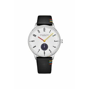 Ceas analog Romania 4026 - Quartz - 42mm Curea din piele - Romania -Alb imagine