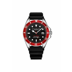 Ceas analog Depthmaster Quartz 42 mm cu curea din cauciuc - negru imagine