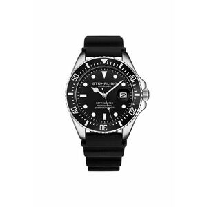 Ceas analog Depthmaster Quartz 42 mm cu o curea din cauciuc - Forte - negru imagine