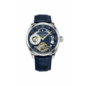 Ceas automatic dual time Presidia - albastru imagine