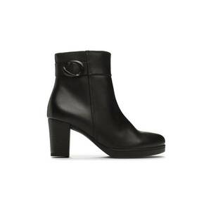 Botine dama - 303178 - Piele naturala - Negru imagine