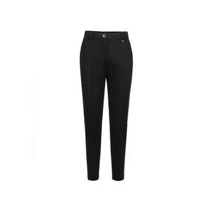 Pantaloni conici din amestec de lana virgina - Negru - L imagine