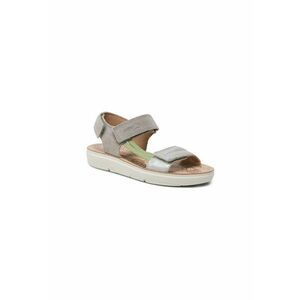 Sandale Fete - 302538966 - Piele naturala - Gri imagine