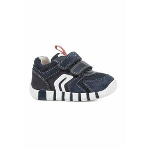 Pantofi sport cu velcro si garnituri de piele intoarsa imagine