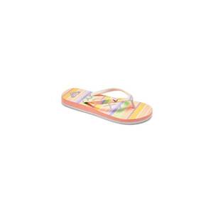 Papuci flip-flop fete - 301819622 - Textil - Bej imagine