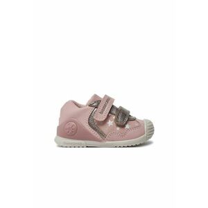 Sneakers 241103 B159-B Roz - Piele lacuita imagine