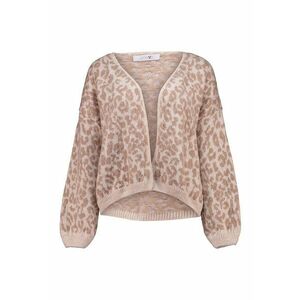 Cardigan lejer cu imprimeu leopard - fara inchidere imagine