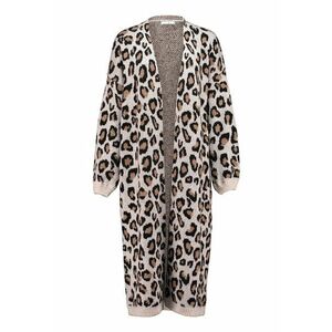 Cardigan cu imprimeu leopard - fara inchidere imagine