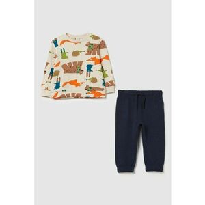 Set de bluza si pantaloni cu imprimeu cu animale imagine