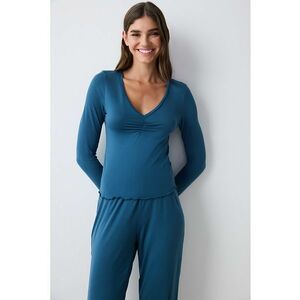 Bluza slim-fit de pijama imagine